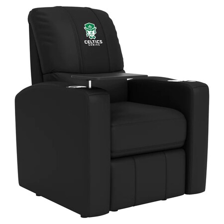 Dreamseat Stealth Power Plus Recliner with Celtics Crossover Gaming Primary Logo XZ520823901CDSMHTUSBBLK-PSNBA32110